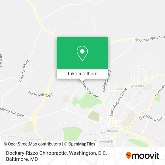 Dockery-Rizzo Chiropractic map