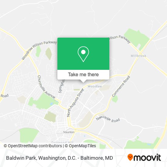 Baldwin Park map