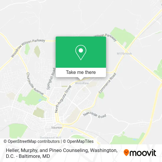 Heller, Murphy, and Pineo Counseling map