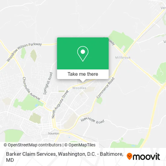 Barker Claim Services map