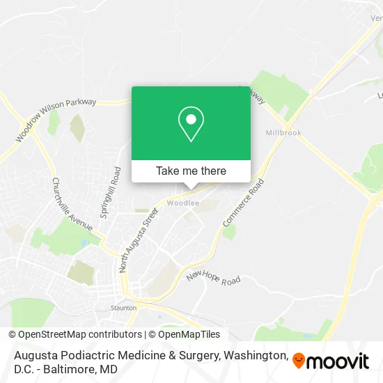 Augusta Podiactric Medicine & Surgery map