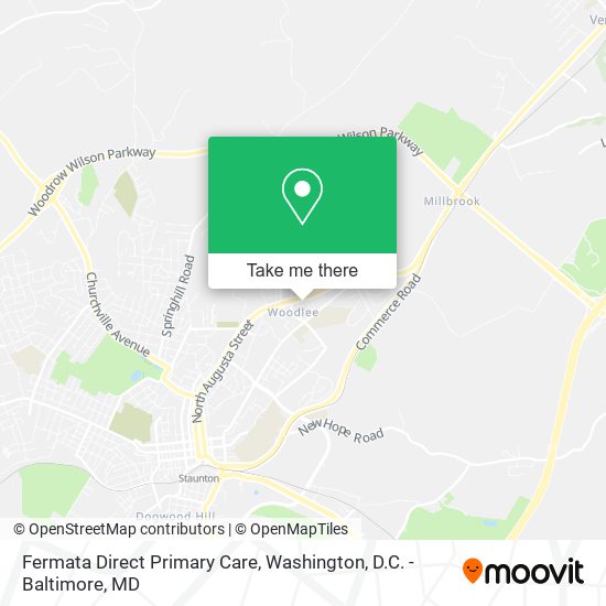 Mapa de Fermata Direct Primary Care