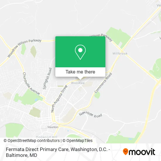 Fermata Direct Primary Care map
