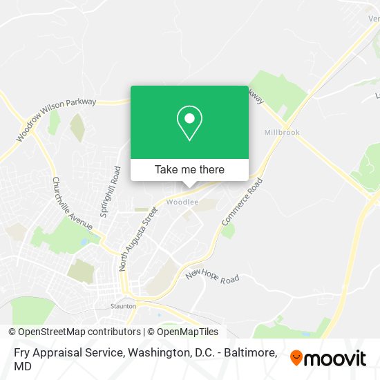Fry Appraisal Service map