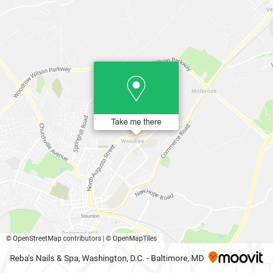 Mapa de Reba's Nails & Spa
