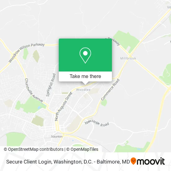 Secure Client Login map