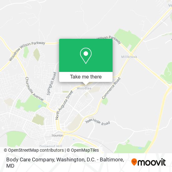 Mapa de Body Care Company