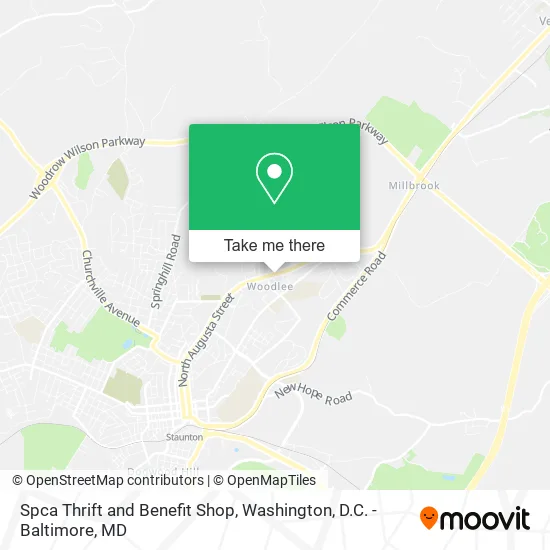 Spca Thrift and Benefit Shop map