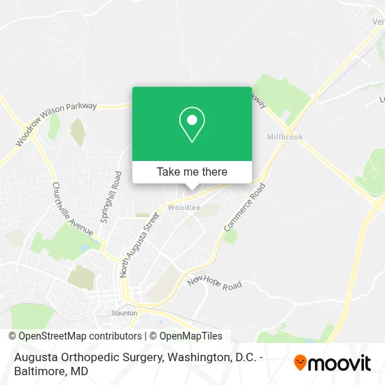 Augusta Orthopedic Surgery map