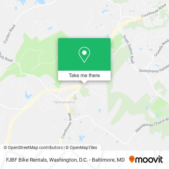 FJBF Bike Rentals map