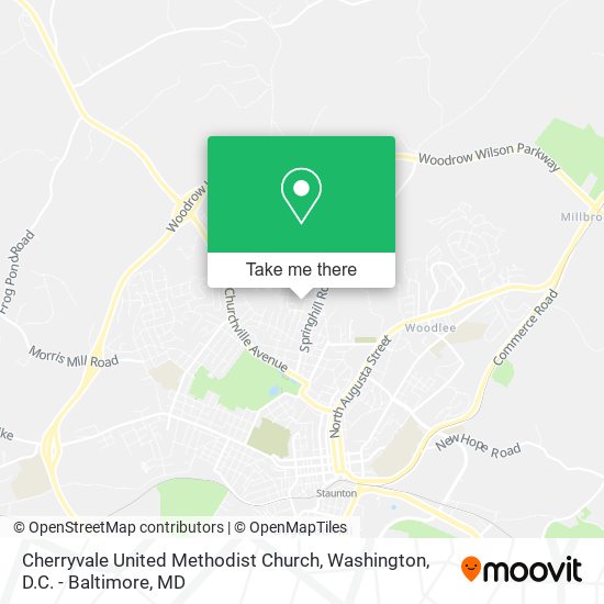 Cherryvale United Methodist Church map