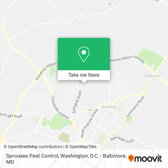 Sprouses Pest Control map