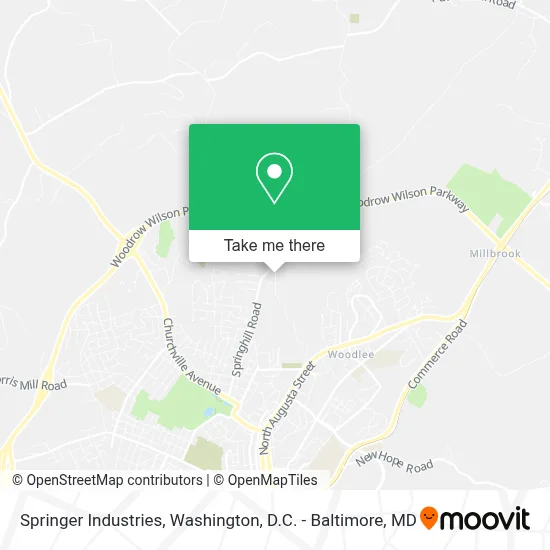 Springer Industries map