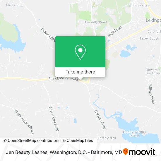 Jen Beauty Lashes map