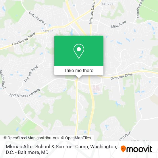 Mkmac After School & Summer Camp map