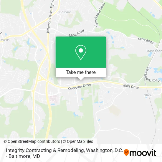 Mapa de Integrity Contracting & Remodeling