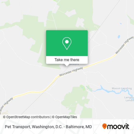 Pet Transport map