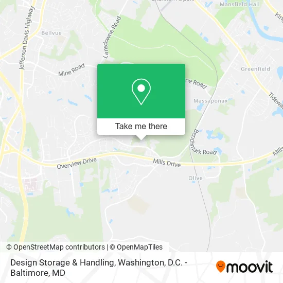 Design Storage & Handling map