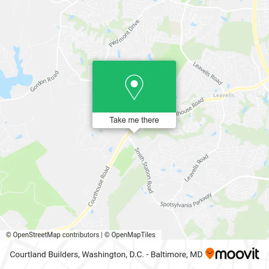 Courtland Builders map