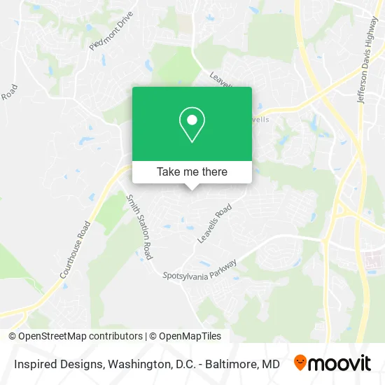 Inspired Designs map