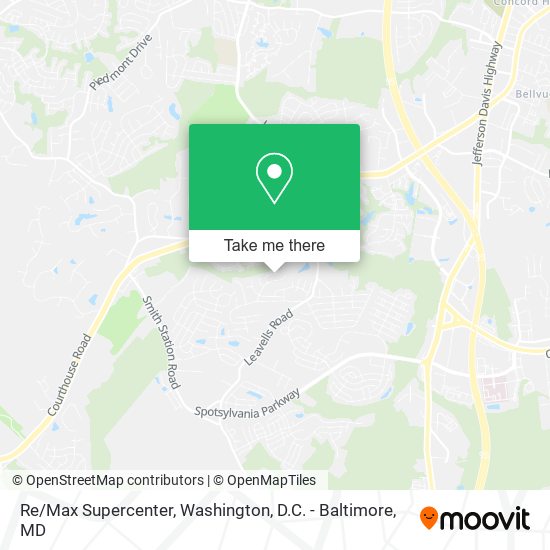Re/Max Supercenter map