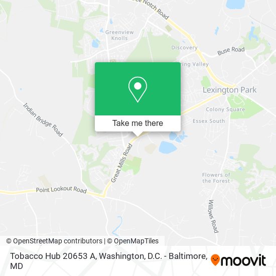 Mapa de Tobacco Hub 20653 A