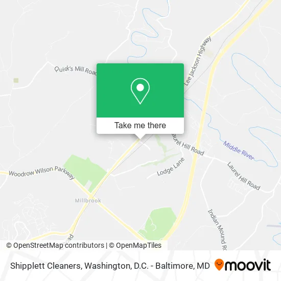Shipplett Cleaners map
