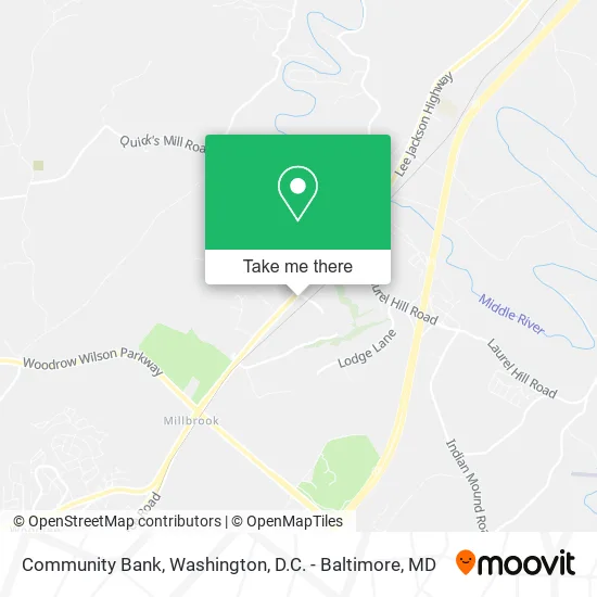 Community Bank map