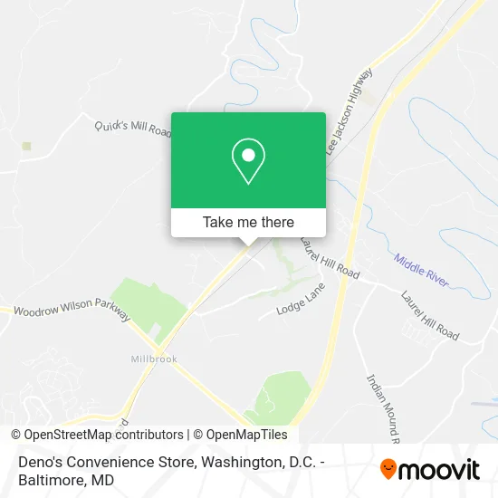 Deno's Convenience Store map