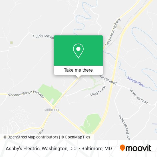 Ashby's Electric map