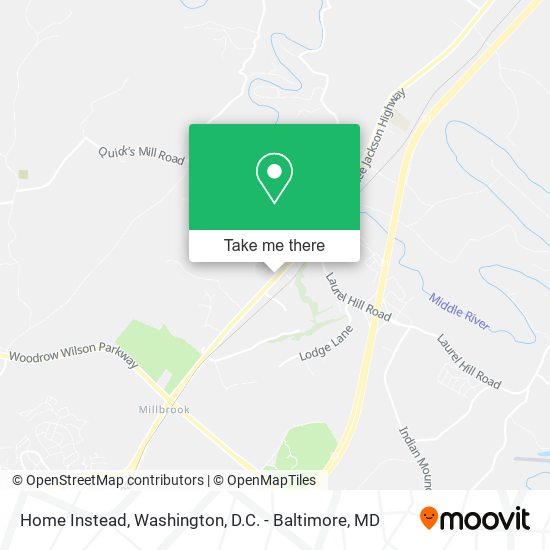 Mapa de Home Instead