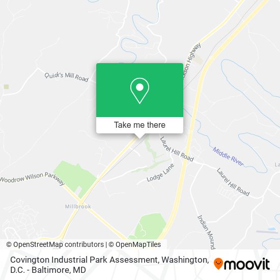 Mapa de Covington Industrial Park Assessment
