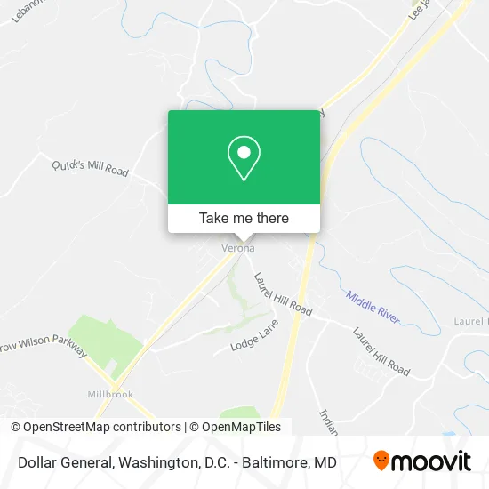 Dollar General map