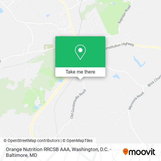 Orange Nutrition RRCSB AAA map