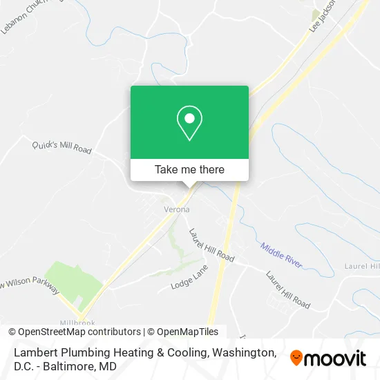 Lambert Plumbing Heating & Cooling map