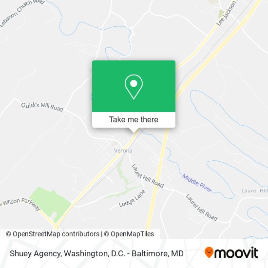 Shuey Agency map