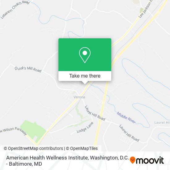 Mapa de American Health Wellness Institute