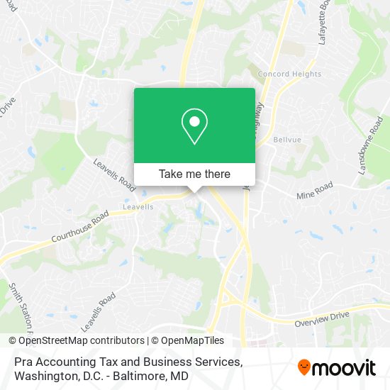 Pra Accounting Tax and Business Services map