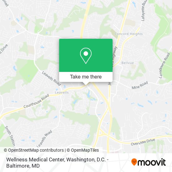 Mapa de Wellness Medical Center