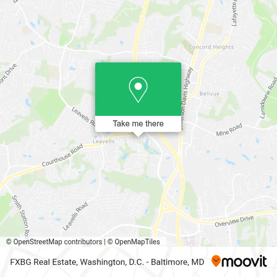 FXBG Real Estate map