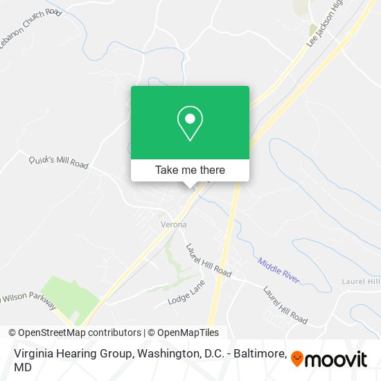Virginia Hearing Group map