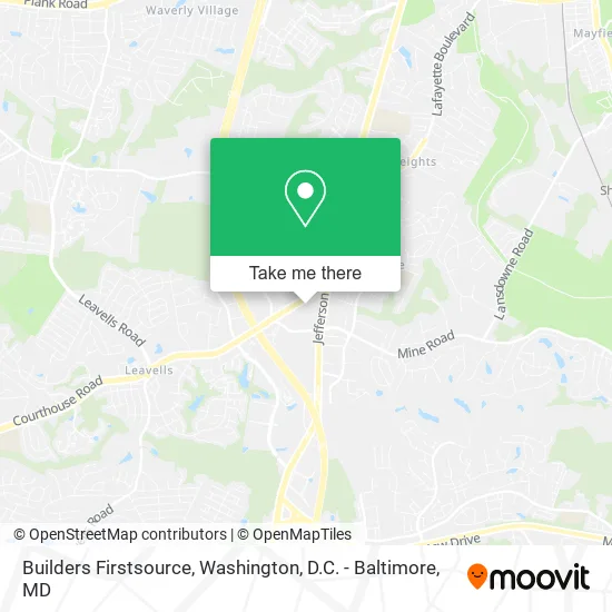 Mapa de Builders Firstsource