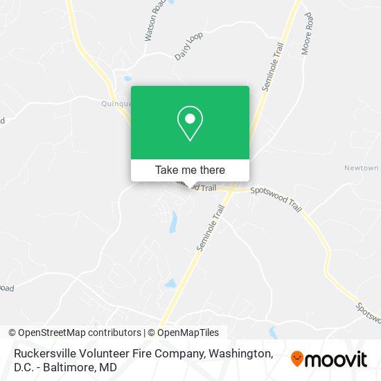 Ruckersville Volunteer Fire Company map