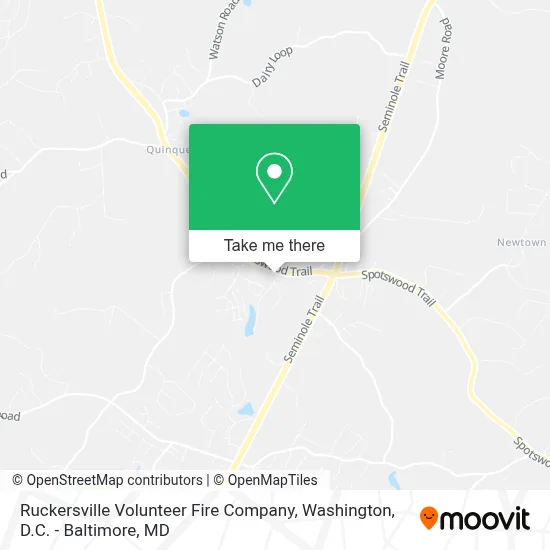 Ruckersville Volunteer Fire Company map