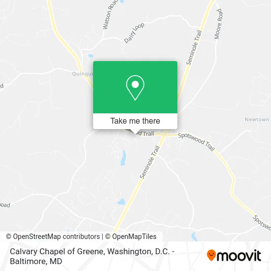 Calvary Chapel of Greene map