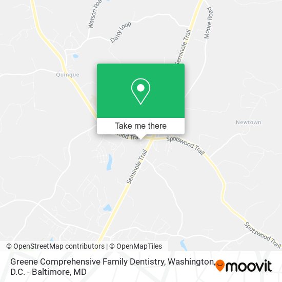Mapa de Greene Comprehensive Family Dentistry