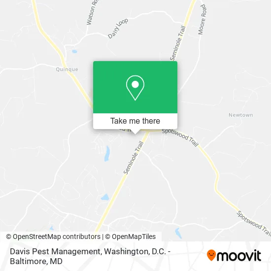 Davis Pest Management map