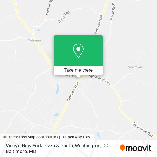 Vinny's New York Pizza & Pasta map