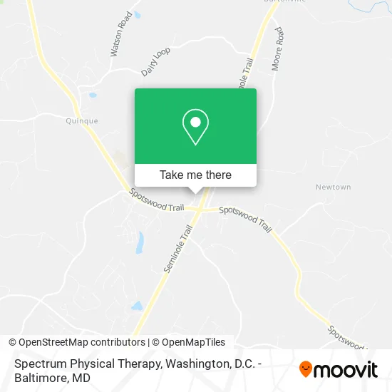 Spectrum Physical Therapy map
