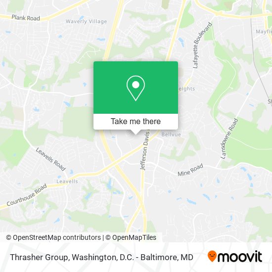 Thrasher Group map